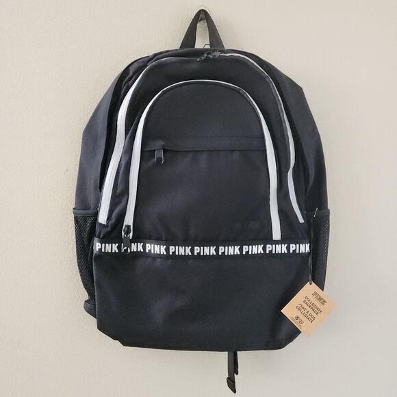 PINK Victoria's Secret Handbags - Pink Victoria's Secret Collegiate Backpack NWT
